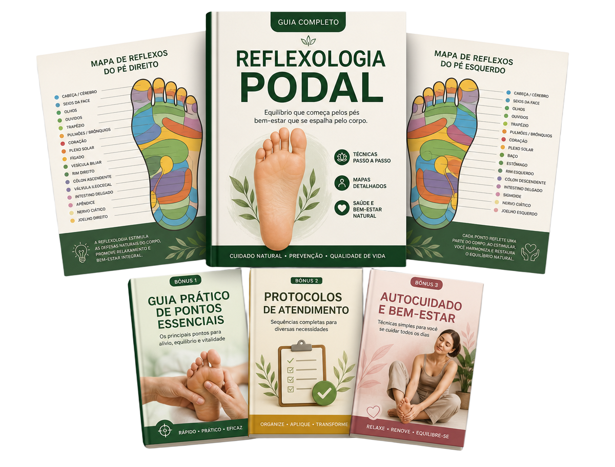 Guia essencial de Reflexologia Podal
